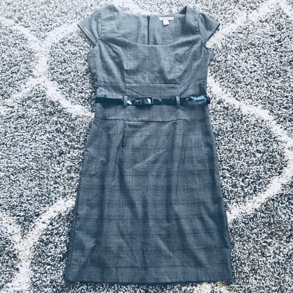 Forever Cap Sleeve A-Line Plaid Dress